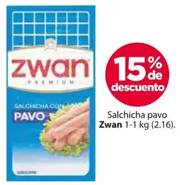 Zorro Zwan salchicha pavo oferta