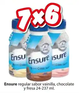 Zorro Ensure regular sabor vainilla, chocolate y fresa oferta