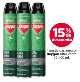 Zorro Baygon insecticidas aerosol ultra verde oferta