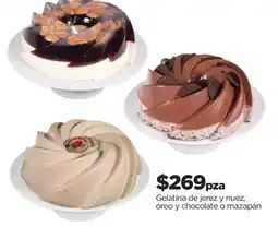 Chedraui Gelatina de jerez y nuez, oreo y chocolate o mazapán oferta
