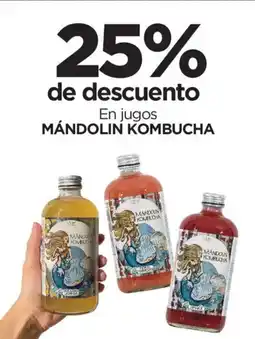 Chedraui En jugos mándolin kombucha oferta