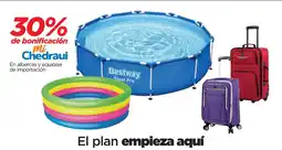Chedraui Chedraui en albercas y equipaje de importación oferta