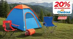Chedraui Coleman en productos de campismo oferta