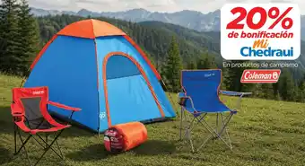 Coleman en productos de campismo