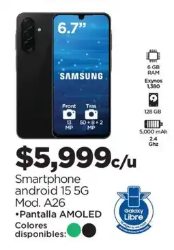 Chedraui Samsung smartphone oferta