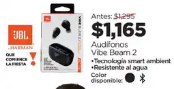 Chedraui Jbl audífonos vibe beam 2 oferta
