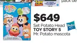 Chedraui Toy story 5 set potato head hasbro oferta
