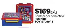 Chedraui Fun kids toy story 5 contenedor hermético oferta