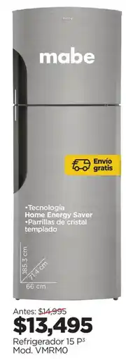 Chedraui Mabe refrigerador 15 p3 oferta
