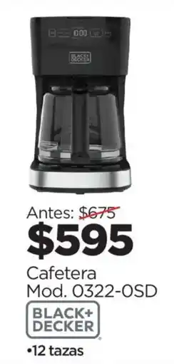 Chedraui Black+ decker cafetera oferta