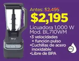 Chedraui Ninja licuadora oferta