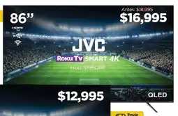 Chedraui Jvc roku tv 86" smart 4k oferta