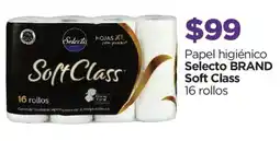 Chedraui Selecto brand soft class papel higiénico oferta