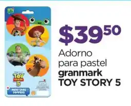 Chedraui Granmark toy story 5 adorno para pastel oferta