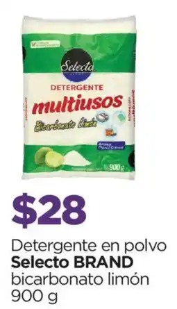 Chedraui Selecto brand detergente en polvo bicarbonato limón oferta