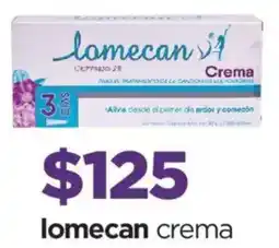 Chedraui Lomecan crema oferta