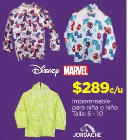 Chedraui Impermeable para niña o niño oferta