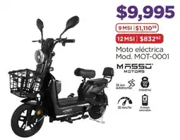Chedraui Moto eléctrica oferta