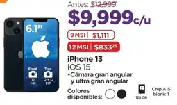 Chedraui iPhone 13 iOS 15 oferta