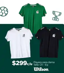 Chedraui Wilson playera para dama oferta