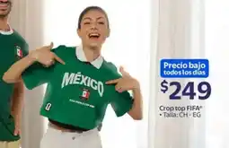 Walmart Fifa crop top oferta