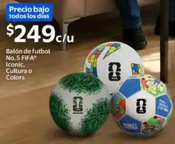 Walmart Fifa balón de futbol no.5 iconic, cultura o colors oferta