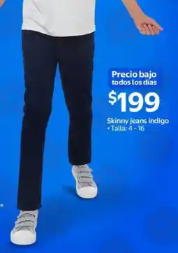 Walmart Skinny jeans indigo oferta