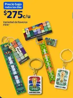 Walmart Fifa variedad de llaveros oferta