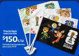 Walmart Fifa variedad de banderines para auto oferta