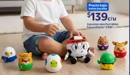 Walmart Fifa juguetes apachurrables squooshems oferta