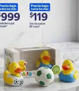 Walmart Bf toys set de patos oferta