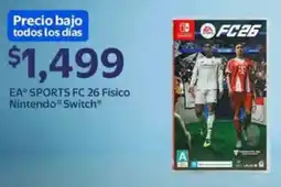 Walmart Switch ea sports fc 26 físico nintendo oferta