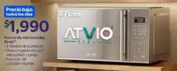 Walmart Atvio horno de microondas oferta