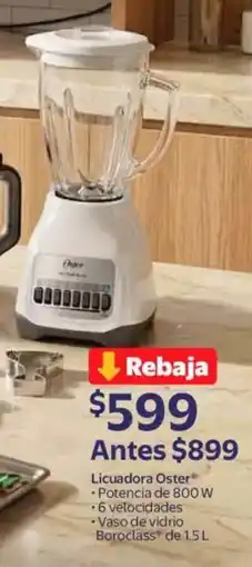 Walmart Oster licuadora oferta
