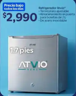 Walmart Atvio refrigerador oferta