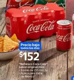 Walmart Coca cola refresco sabor original mini oferta