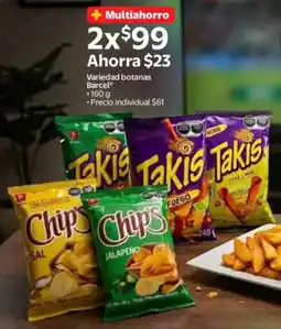 Walmart Barcel variedad botanas oferta