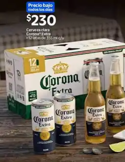 Walmart Extra cerveza clara corona oferta