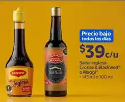 Walmart Crosse & blackwell o maggi salsa inglesa oferta
