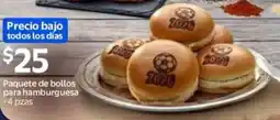 Walmart Paquete de bollos para hamburguesa oferta