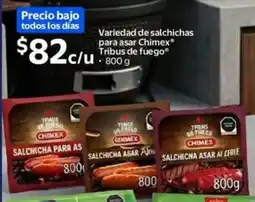 Walmart Chimex tribus de fuego variedad de salchichas para asar oferta