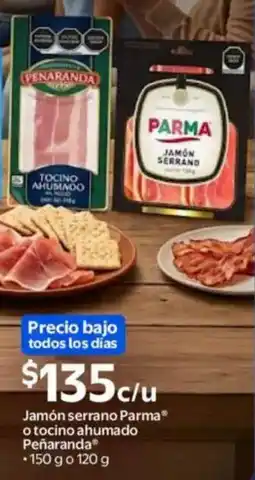 Walmart Parma /peñaranda jamón serrano otocino ahumado oferta