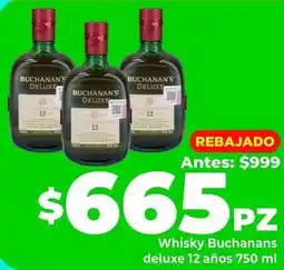 HEB Buchanan's - whisky deluxe 12 años oferta