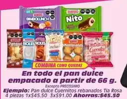 Soriana Híper Bimbo - pan dulce oferta