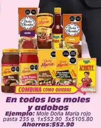 Soriana Híper Doña maría - moles y adobos oferta