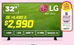 Soriana Híper Lg - 32 mod. lr600 oferta