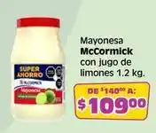 Soriana Híper Mccormick - mayonesa con jugo de limones oferta