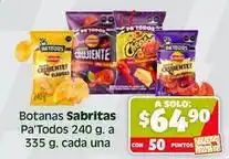 Soriana Híper Sabritas - botanas pa'todos oferta