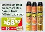 Soriana Híper Raid - insecticida en aerosol max oferta