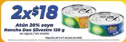 Tiendas Neto Julio - atún 20% soya oferta